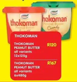 Shoprite Thokoman peanut butter offer