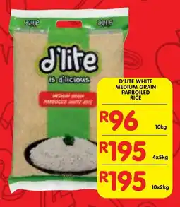 Shoprite D'lite white medium grain parboiled rice offer