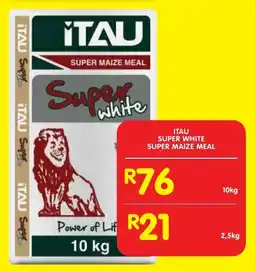 Shoprite Itau super white super maize meal offer