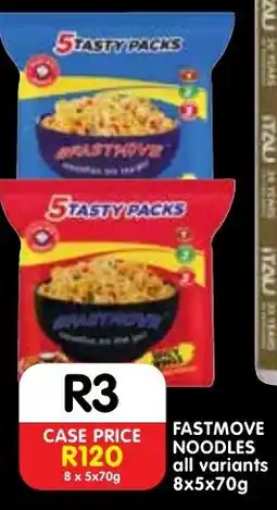 Shoprite Fastmove noodles offer