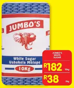 Shoprite Jumbo's white sugar offer