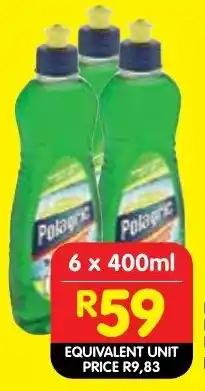Shoprite Polagric dishwashing liquid offer