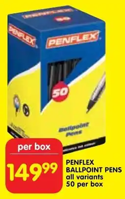 Shoprite Penflex ballpoint pens offer