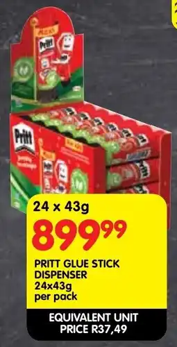 Shoprite Pritt glue stick dispenser offer