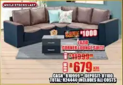 Lewis Lazio corner lounge suite offer