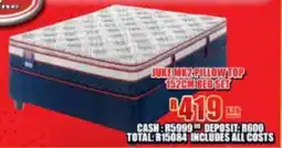 Lewis Juke mk2 pillow top 152cm bedset offer