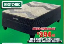 Lewis Restonic keetah 137cm bed set offer