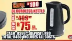 Lewis Lifestyle living cordless kettle offer