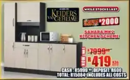 Lewis Sahara mk2 kitchen scheme offer