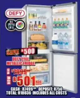 Lewis Defy metallic fridge offer