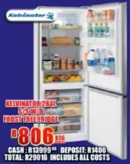 Lewis Kelvinator frost free fridge offer
