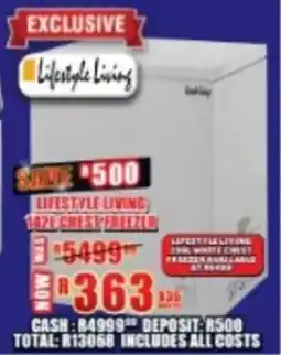 Lewis Lifestyle living chest freezer offer