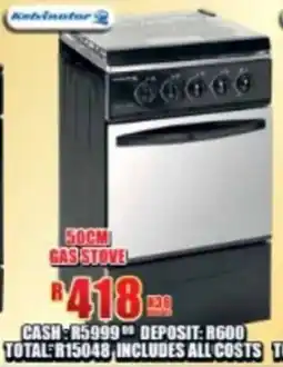 Lewis Kelvinator gas stove offer