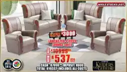 Lewis Lancaster lounge suite offer