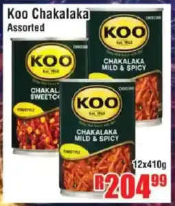 Devland Cash And Carry Koo Chakalaka Assorted offer