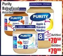 Devland Cash And Carry Purity Baby Food Assorted offer