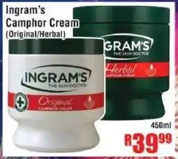 Devland Cash And Carry Ingram's Camphor Cream offer
