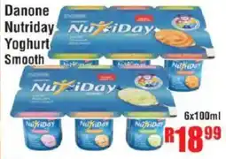 Devland Cash And Carry Danone Nutriday Yoghurt Smooth offer