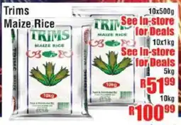 Devland Cash And Carry Trims Maize Rice offer