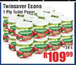 Devland Cash And Carry Twinsaver Econo 1 Ply Toilet Paper offer