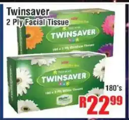 Devland Cash And Carry Twinsaver 2 Ply Facial Tissue offer