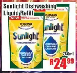 Devland Cash And Carry Sunlight Dishwashing Liquid Refill offer