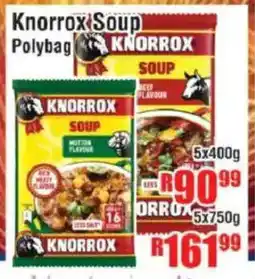 Devland Cash And Carry Knorrox Soup Polybag offer