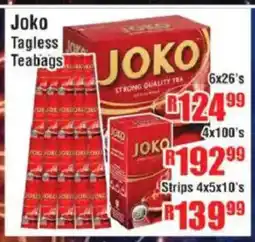 Devland Cash And Carry Joko Tagless Teabags offer