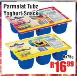 Devland Cash And Carry Parmalat Tubz Yoghurt Snack offer