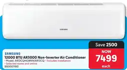 Makro SAMSUNG 12000 BTU AR3000 Non-Inverter Air Conditioner offer