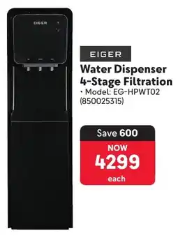 Makro Eiger Water Dispenser 4-Stage Filtration offer