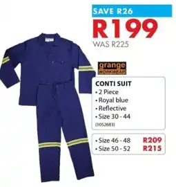 Chamberlain Grange Workwear Conti Suit offer