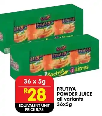 Frutiya powder juice