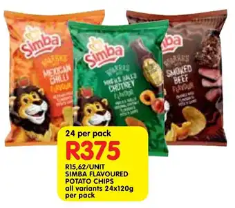 Simba flavoured potato chips
