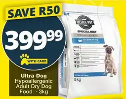 Checkers Ultra Dog Hypoallergenic Adult Dry Dog Food offer