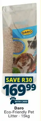 Checkers Daro Eco-Friendly Pet Litter offer