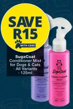 Checkers SugaCoat Conditioner Mist for Dogs & Cats offer