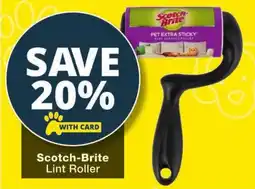 Checkers Scotch-Brite Lint Roller offer