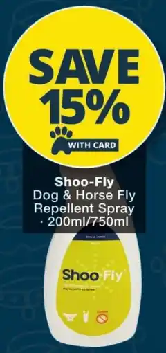 Checkers Shoo-Fly Dog & Horse Fly Repellent Spray offer