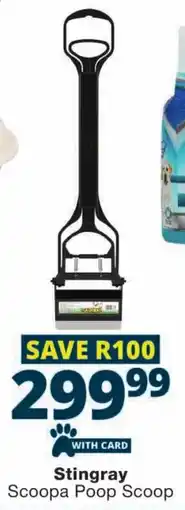 Checkers Stingray Scoopa Poop Scoop offer