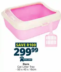 Checkers Daro Cat Litter Tray offer