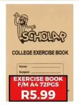 Saverite Exercise book f/m A4 72pgs offer