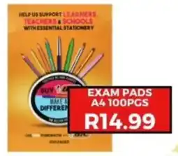 Saverite Exam pads A4 100pgs offer