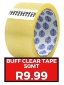 Saverite Buff clear tape offer