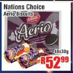 Devland Cash And Carry Nations Choice Aerio Biscuits offer