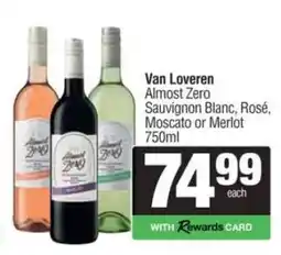 Spar Tops Van Loveren Almost Zero offer