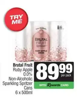 Spar Tops Brutal Fruit Ruby Apple 0.0% offer