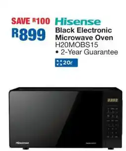 OK Furniture Hisense Black Electronic Microwave Oven H20MOBS15 offer
