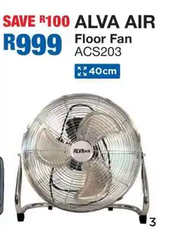 OK Furniture ALVA AIR Floor Fan ACS203 offer