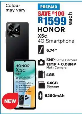 OK Furniture HONOR X5c 4G Smartphone offer